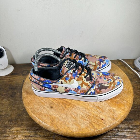 Nike SB Stefan‎ Janoski Pr Blue Digi Floral Mens Size 9 Shoes 482972-904 - Picture 1 of 8